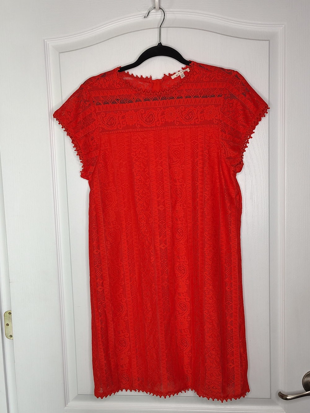 Miami Orange Lace Dress